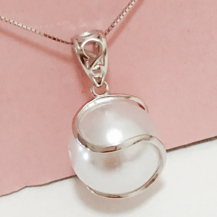 S925 sterling silver Cage Pendant (Without the Pearl) - pearlsclam