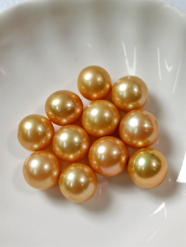 Enhanced Golden Edison Pearl (Not Clam) - pearlsclam
