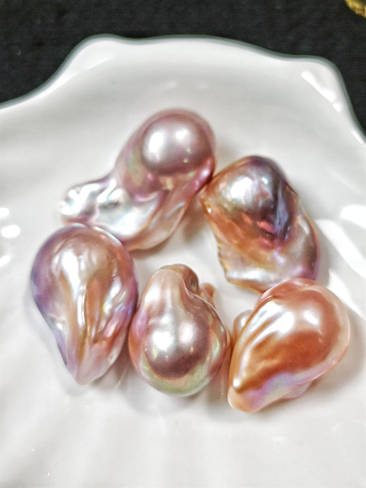 Unique Big Baroque Pearls (NOT CLAM) - pearl-shell