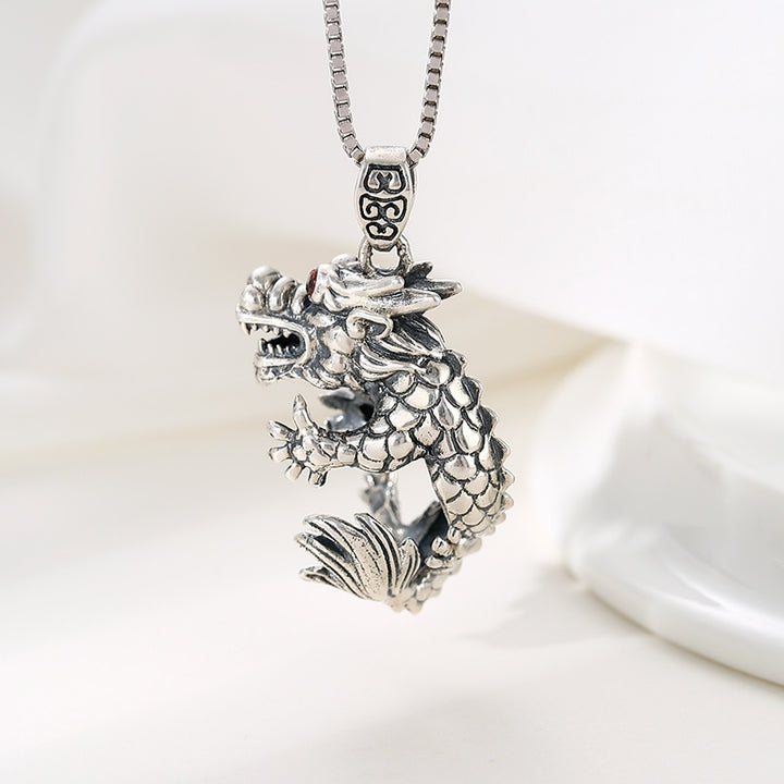 S925 sterling silver Dragon Cage Pendant (Without the Pearl) - pearlsclam
